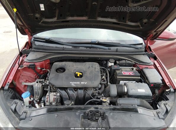 5NPD74LF2HH211915 2017 HYUNDAI ELANTRA Red Вид ззаду