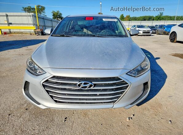 5NPD74LF2JH336399 2018 HYUNDAI ELANTRA Silver Front view