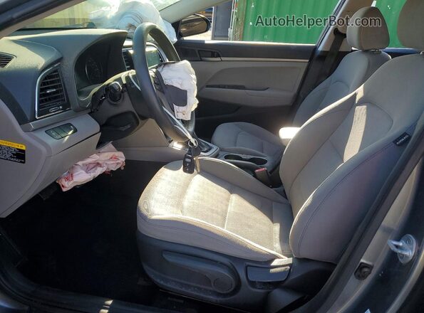 5NPD74LF2JH354367 2018 HYUNDAI ELANTRA Gray Vista interior delantera
