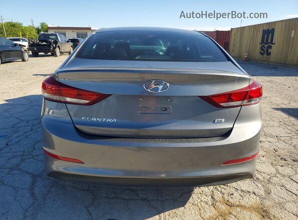 5NPD74LF2JH354367 2018 HYUNDAI ELANTRA Gray Vista trasera