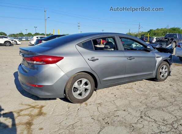 5NPD74LF2JH354367 2018 HYUNDAI ELANTRA Gray Trasero derecho