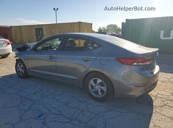 5NPD74LF2JH354367 2018 HYUNDAI ELANTRA Gray Trasero izquierdo