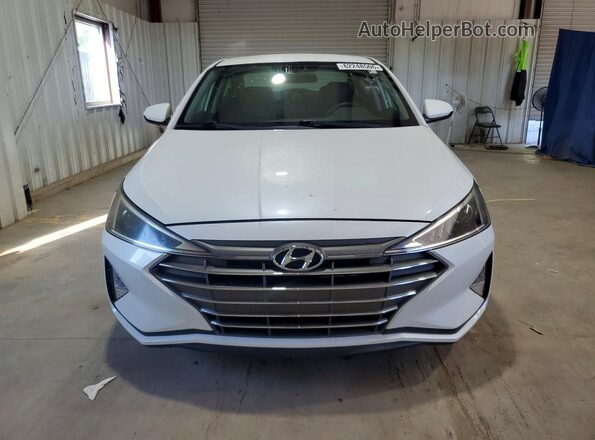 5NPD74LF2KH425505 2019 HYUNDAI ELANTRA White Vista frontal