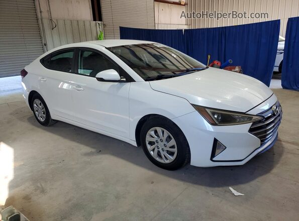 5NPD74LF2KH425505 2019 HYUNDAI ELANTRA White Delantero derecho
