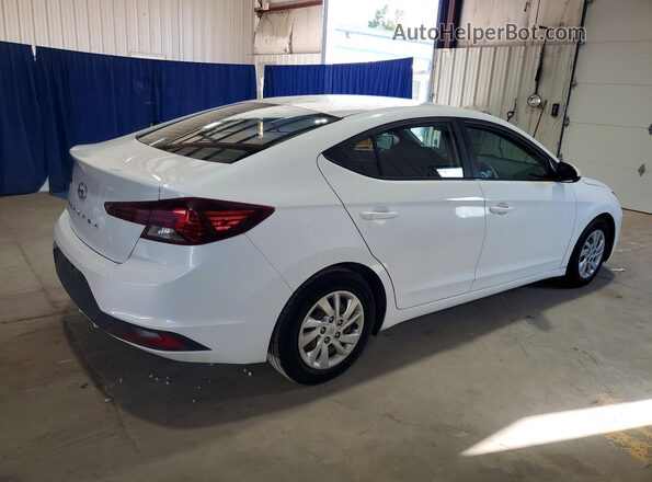 5NPD74LF2KH425505 2019 HYUNDAI ELANTRA White Trasero derecho