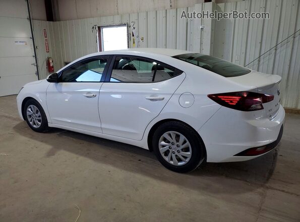 5NPD74LF2KH425505 2019 HYUNDAI ELANTRA White Trasero izquierdo