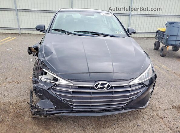 5NPD74LF2KH459671 2019 HYUNDAI ELANTRA Black წინა ხედი