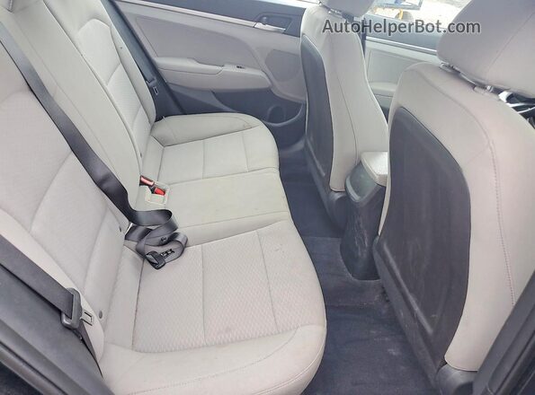 5NPD74LF2KH459671 2019 HYUNDAI ELANTRA Black უკანა სავარძლების ხედი