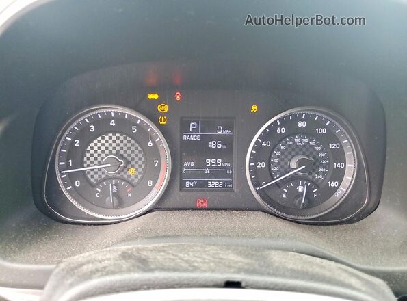5NPD74LF2KH459671 2019 HYUNDAI ELANTRA Black ხელსაწყოთა პანელის ხედი