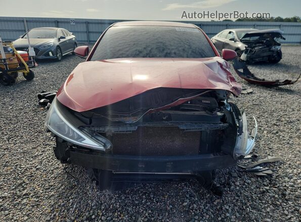 5NPD74LF2KH472789 2019 HYUNDAI ELANTRA Red წინა ხედი