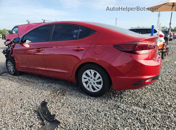 5NPD74LF2KH472789 2019 HYUNDAI ELANTRA Red უკანა მარცხენა