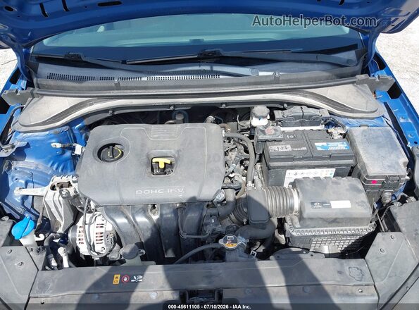 5NPD74LF2KH487440 2019 HYUNDAI ELANTRA Blue Հետևի տեսք