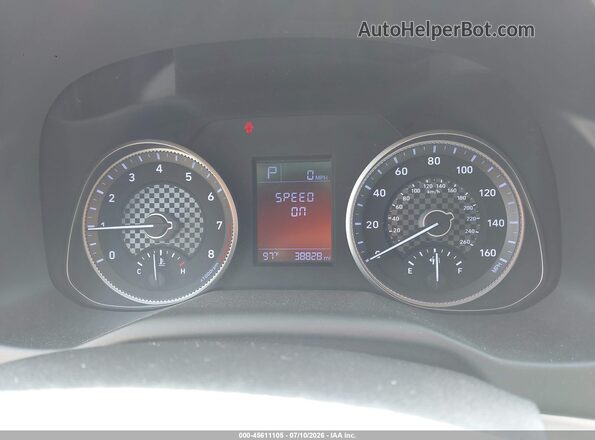 5NPD74LF2KH487440 2019 HYUNDAI ELANTRA Blue Հետևի նստատեղերի տեսք