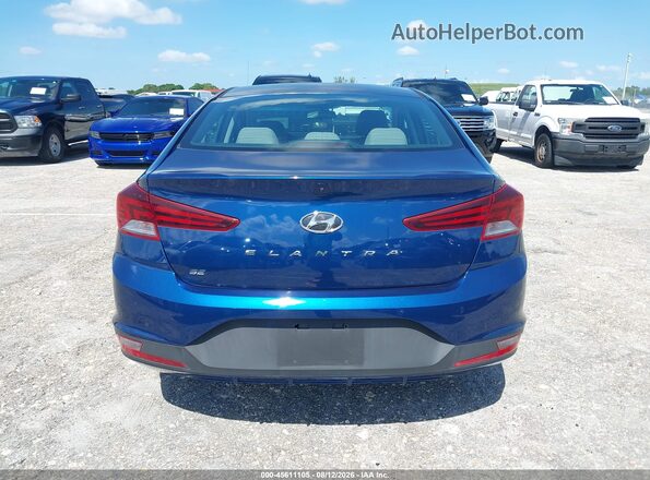5NPD74LF2KH487440 2019 HYUNDAI ELANTRA Blue 