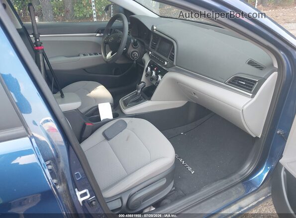 5NPD74LF2KH492783 2019 HYUNDAI ELANTRA Blue Vista interior delantera