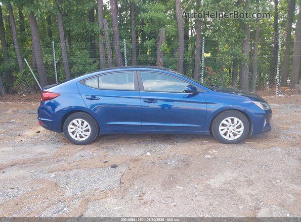 5NPD74LF2KH492783 2019 HYUNDAI ELANTRA Blue Vista interior trasera
