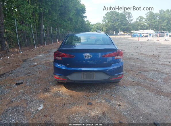 5NPD74LF2KH492783 2019 HYUNDAI ELANTRA Blue 