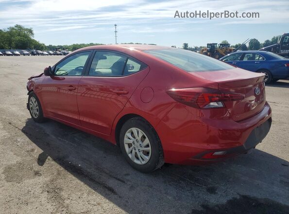 5NPD74LF2LH505176 2020 HYUNDAI ELANTRA Red Rear left