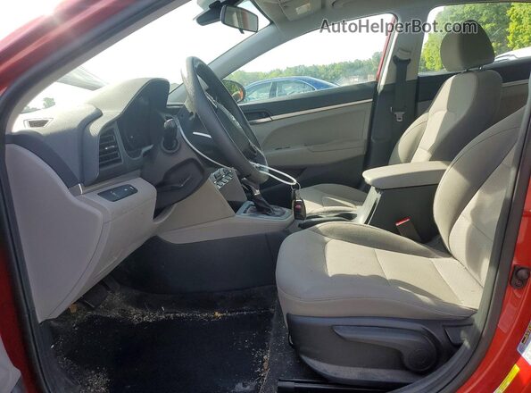 5NPD74LF2LH505176 2020 HYUNDAI ELANTRA Red Front interior view