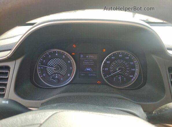 5NPD74LF2LH505176 2020 HYUNDAI ELANTRA Red Instrument cluster view