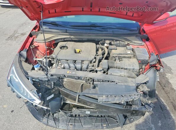 5NPD74LF2LH505176 2020 HYUNDAI ELANTRA Red Rear interior view