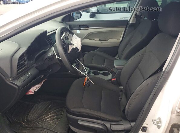 5NPD74LF2LH523595 2020 HYUNDAI ELANTRA White წინა სალონის ხედი