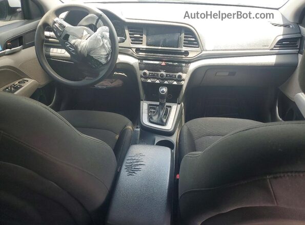 5NPD74LF2LH523595 2020 HYUNDAI ELANTRA White წინა პანელის ხედი