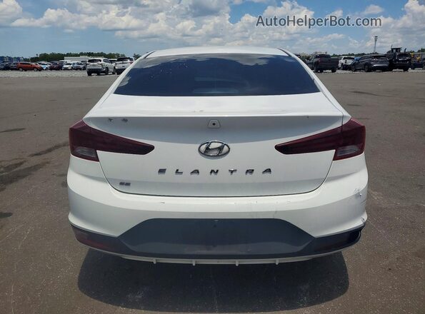 5NPD74LF2LH523595 2020 HYUNDAI ELANTRA White უკანა ხედი