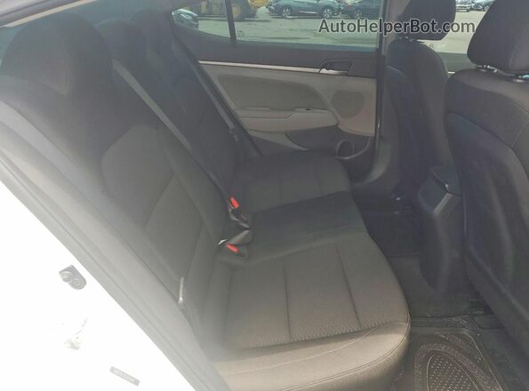 5NPD74LF2LH523595 2020 HYUNDAI ELANTRA White უკანა სავარძლების ხედი