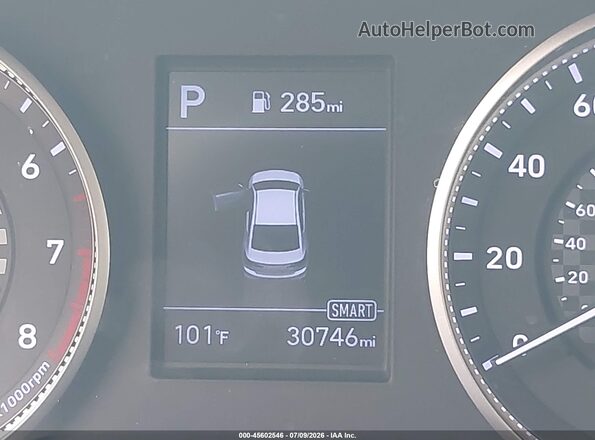 5NPD74LF2LH600899 2020 HYUNDAI ELANTRA Silver Vista de los asientos traseros