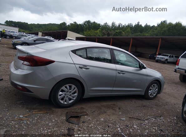 5NPD74LF2LH602085 2020 HYUNDAI ELANTRA Silver Սալոնի հետևի տեսք