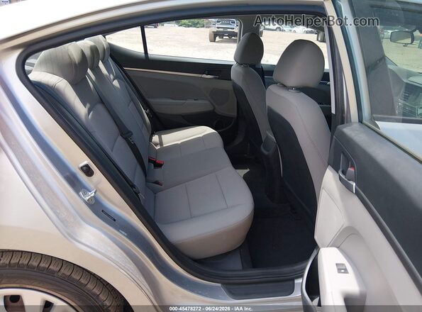 5NPD74LF2LH603284 2020 HYUNDAI ELANTRA Silver VIN კოდის სტიკერის ხედი