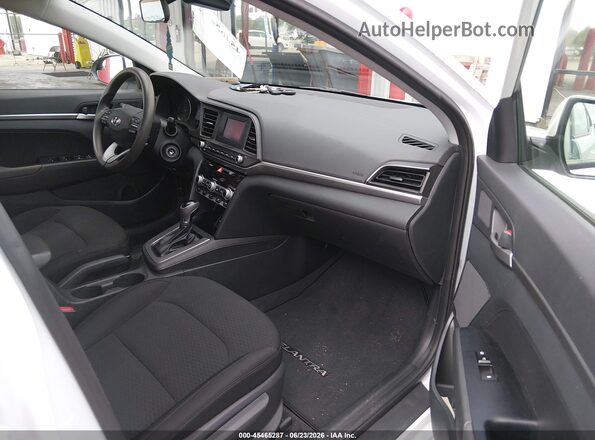 5NPD74LF2LH603351 2020 HYUNDAI ELANTRA White Вид салону спереду