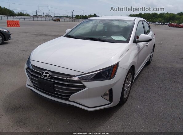 5NPD74LF2LH603351 2020 HYUNDAI ELANTRA White Передня ліва чверть