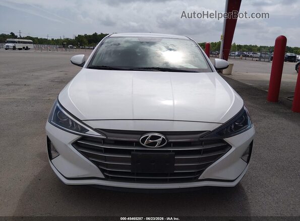 5NPD74LF2LH603351 2020 HYUNDAI ELANTRA White Вид щитка приладів