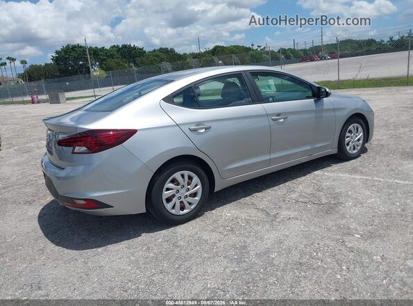 5NPD74LF2LH605973 2020 HYUNDAI ELANTRA Silver უკანა მარჯვენა