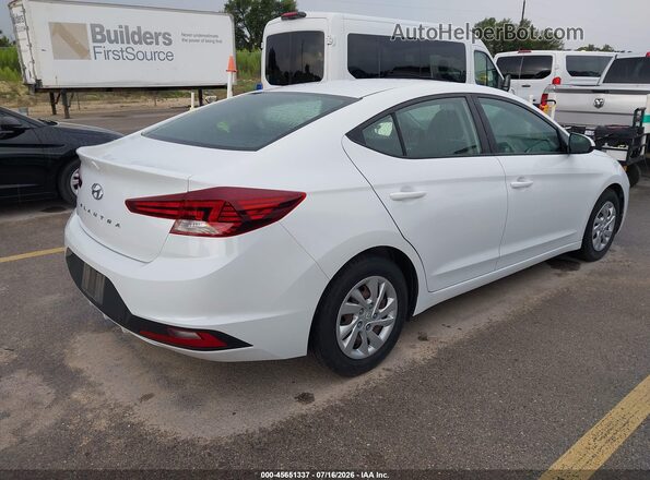 5NPD74LF2LH606363 2020 HYUNDAI ELANTRA White Tył prawy