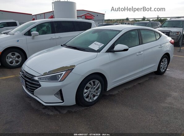 5NPD74LF2LH606363 2020 HYUNDAI ELANTRA White Przód lewy