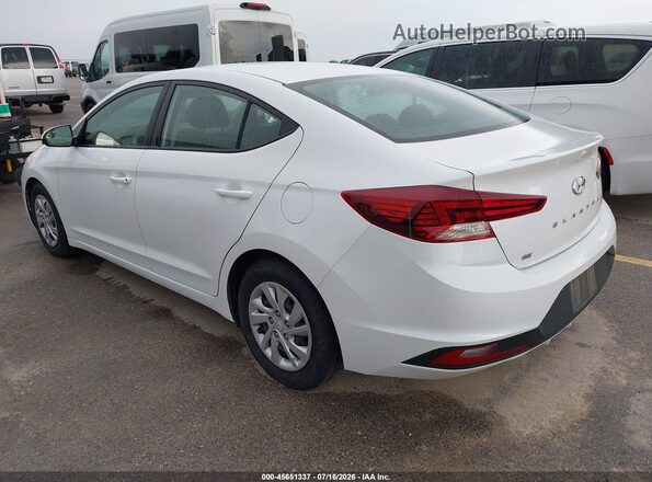5NPD74LF2LH606363 2020 HYUNDAI ELANTRA White Tył lewy
