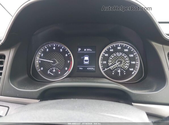 5NPD74LF2LH606363 2020 HYUNDAI ELANTRA White Widok tylnych siedzeń