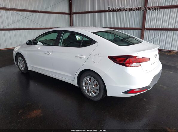 5NPD74LF2LH610199 2020 HYUNDAI ELANTRA White Trasero izquierdo