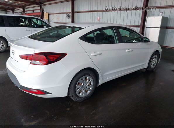 5NPD74LF2LH610199 2020 HYUNDAI ELANTRA White Trasero derecho