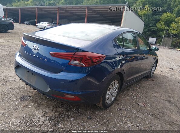 5NPD74LF2LH610428 2020 HYUNDAI ELANTRA Blue Rear right