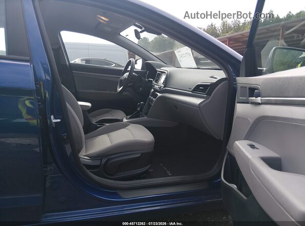 5NPD74LF2LH610428 2020 HYUNDAI ELANTRA Blue Front interior view
