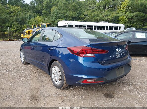 5NPD74LF2LH610428 2020 HYUNDAI ELANTRA Blue Rear left