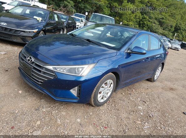 5NPD74LF2LH610428 2020 HYUNDAI ELANTRA Blue Front left