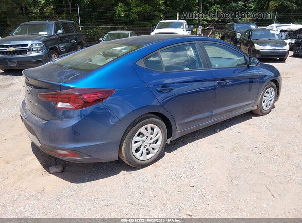 5NPD74LF2LH610431 2020 HYUNDAI ELANTRA Blue Задня права чверть