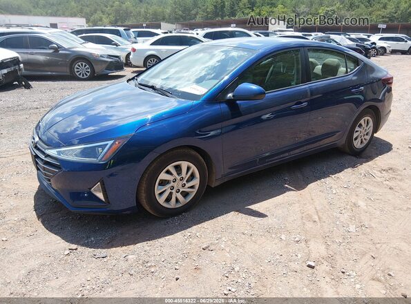 5NPD74LF2LH610431 2020 HYUNDAI ELANTRA Blue Передня ліва чверть