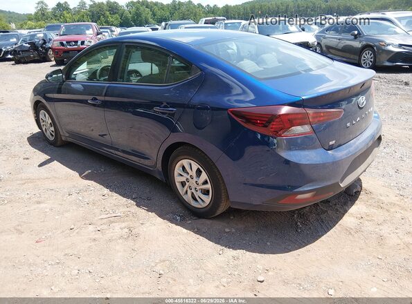 5NPD74LF2LH610431 2020 HYUNDAI ELANTRA Blue Задня ліва чверть