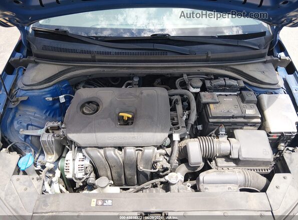 5NPD74LF2LH610431 2020 HYUNDAI ELANTRA Blue Вид ззаду